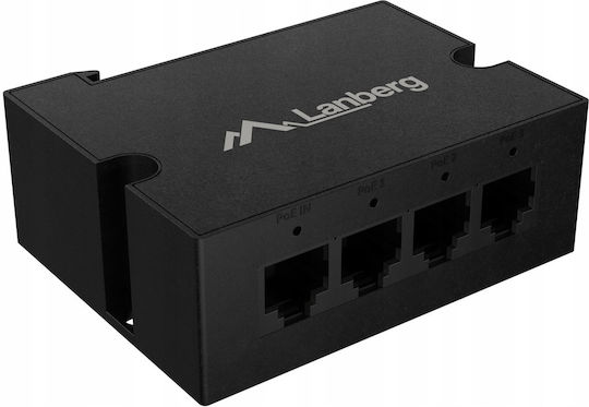 Lanberg DIN-FE4-AT-30W PoE+ Повторител