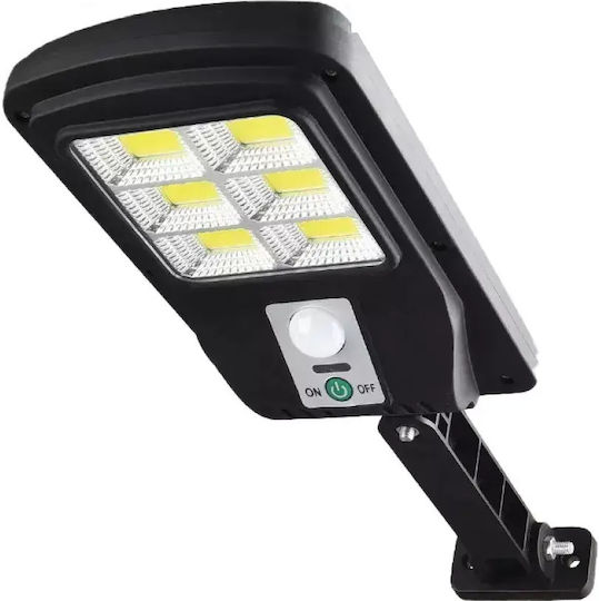 Set of 6 Wall Mounted Solar Lights Cold White 6500K with Motion Sensor and Photocell IP65