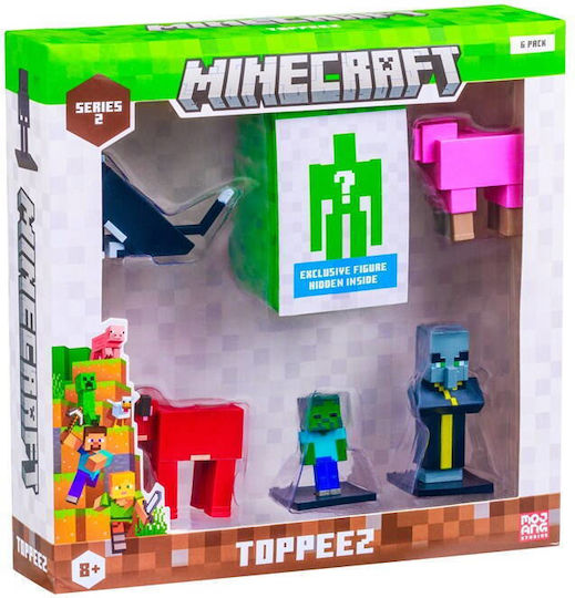Minecraft Miniature Toy for 3+ Years (Multicolored Designs)