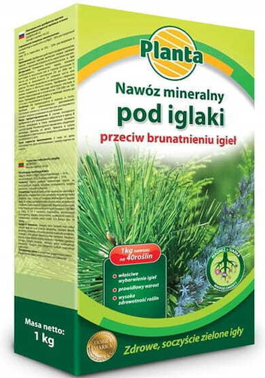 Îngrășământ Mineral Împotriva Îngălbenirii Ace 1kg Granulat Conifere