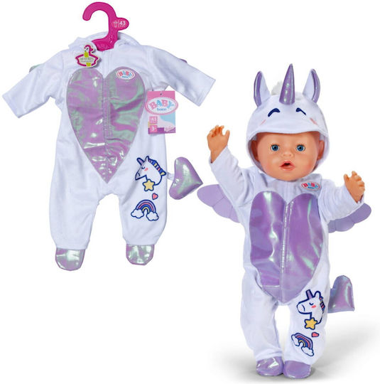 ZAPF Creation Baby Born Clothes Unicorn 43 cm