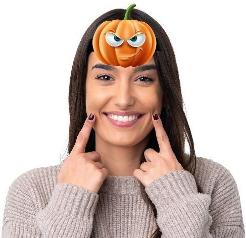 Αποκριάτικο Στεφάνι για Halloween 4τμχ