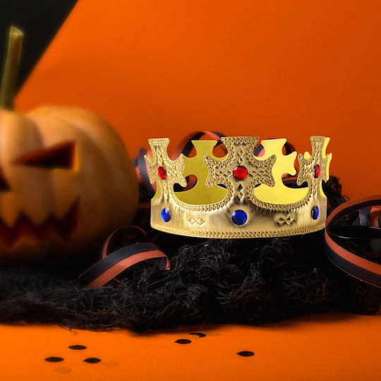 Royal Accesoriu pentru Carnaval Auriu pentru Halloween din Plastic 4 Bucăți