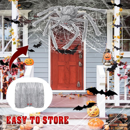 Karnevalsaccessoires Spinne Grau für Halloween