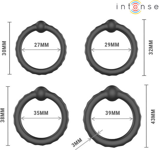 Intense Set Cock Rings D-245149