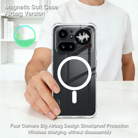 Imak Buffer Magsafe Handyhülle Silikon Transparent Für Nothing Phone 4a Pro
