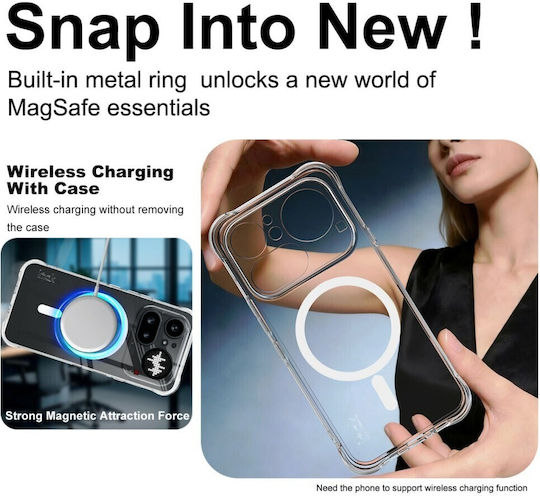 Imak Buffer Magsafe Handyhülle Silikon Transparent Für Nothing Phone 4a Pro