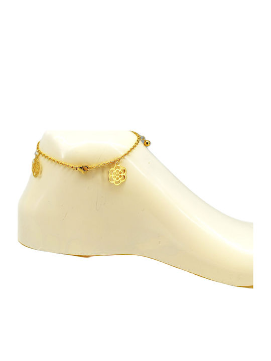 Elegant Επιχρυσωμένη Αλυσίδα Ποδιού από Ατσάλι Elegant Επιχρυσωμένη Αλυσίδα Ποδιού από Ατσάλι