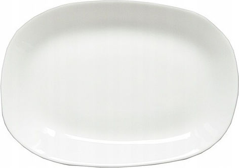 Galicja Galicja Servierplatte Oval Keramik Weiß 23x16.5cm