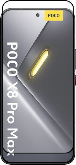 Crong 3d Armour Glass Lite Full Glue Tempered Glass Xiaomi Poco X8 Pro Max 5g Crg3daglxmx8pm