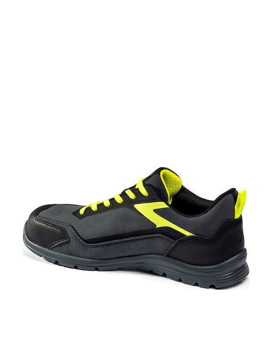 Sparco Nitro Advanced Kalle S3S SR FO SC ESD Сив Флуоресцентно Жълт EN ISO 20345:2022 + A1:2024 BTB0044B0K040
