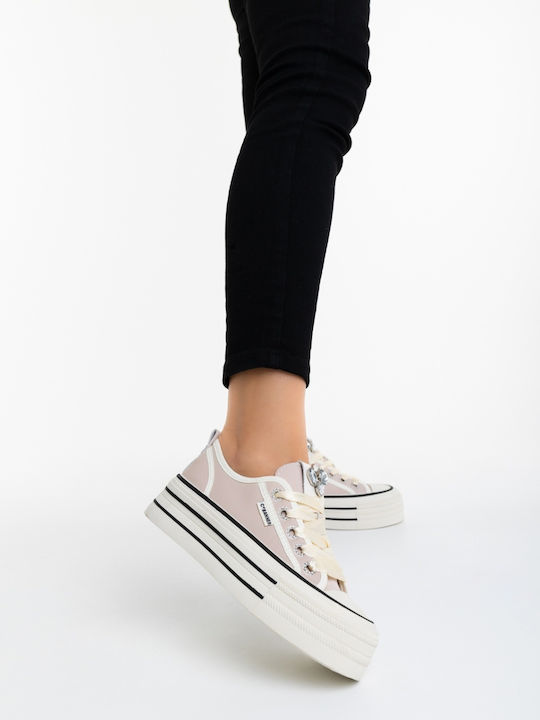 Adidași Flatform Pentru Femei Roz