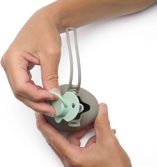 Dooky Pacifier Case Silicone Gray
