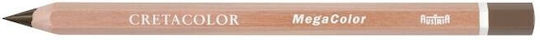 Ξυλομπογιες Megacolor Chestnut Brown Μυτη 6,4μμ Κουτι 12 Τεμαχιων Cretacolor