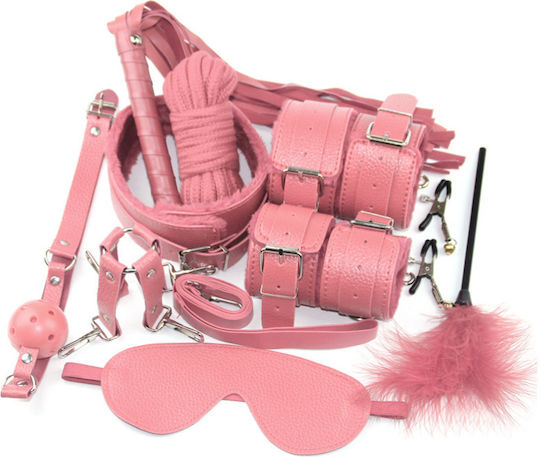 La Lolita Amsterdam BDSM Kit In Pink Colour 11 Pieces