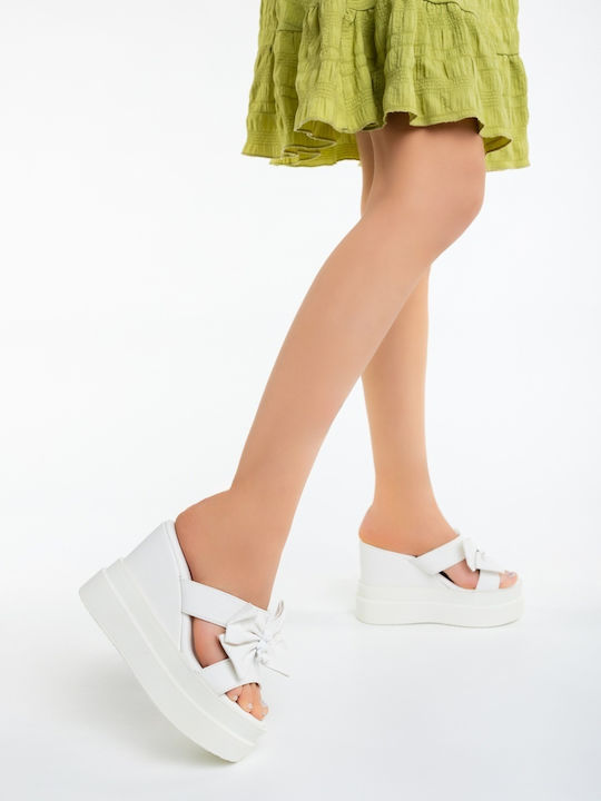 Platforme Dama Tip Slip On Albe