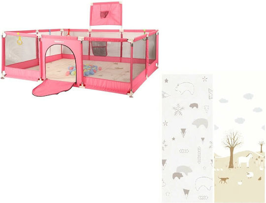 Babybett Mit Matratze Rosa 200x180cm