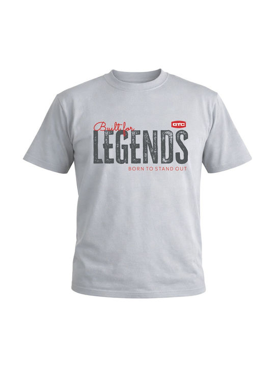Gtc Къс Ръкав T-shirt Legend Сив L