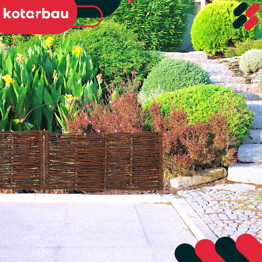 Kotarbau Gardă Viu De Grădină În Culoare Bej 60x30cm 10 Bucăți