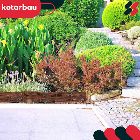Kotarbau Gartenhecke in Beige Farbe 60x10cm 10 Stück
