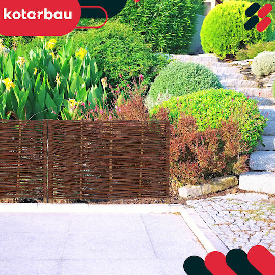 Kotarbau Μπορντούρα Κήπου σε Μπεζ Χρώμα 60x40cm 10τμχ