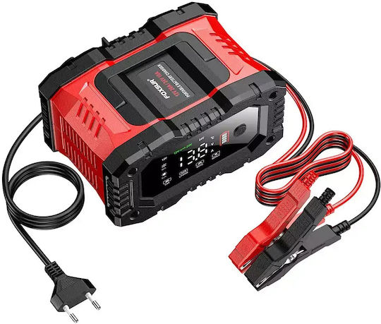 Foxsur Φορτιστής Μπαταρίας Αυτοκινήτου 12/24V 20A
