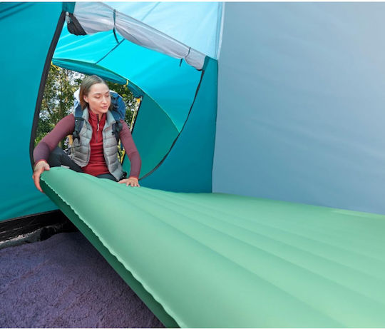 Bestway Υπέρδιπλο Υπόστρωμα Camping 75x142cm Πάχους 15cm Πράσινο