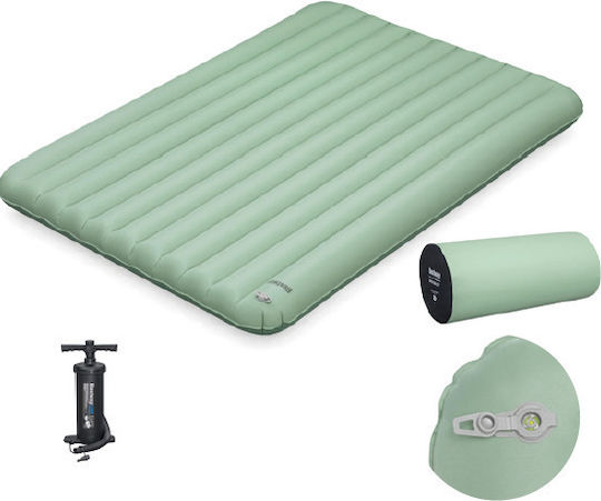 Bestway Υπέρδιπλο Υπόστρωμα Camping 75x142cm Πάχους 15cm Πράσινο
