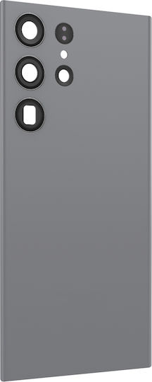Clappio Капак За Батерия Galaxy S23 Ultra С Вградено Лепило Сив