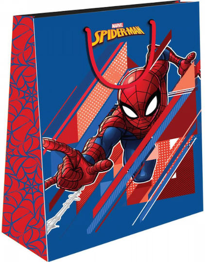 Diakakis Paper Gift Bag with Spiderman Theme 32x12x26cm