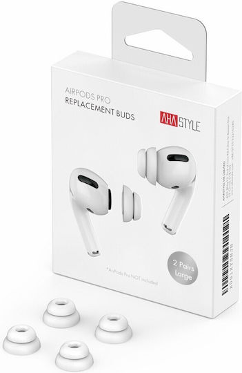 AHAstyle PT99-2 Medium Silicone Covers in White Color for Apple AirPods Pro