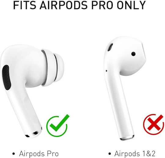 AHAstyle PT99-2 Large Καλύμματα Σιλικόνης σε Λευκό χρώμα για Apple AirPods Pro