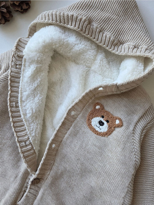SteweHome Brauner Baby-Strampler