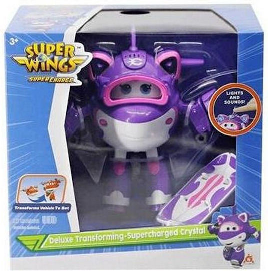 Just Toys Crystal Super Wings Airplane for 3+ years+ Years