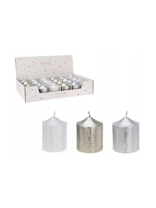Koopman Decorative Candle White 5x6cm