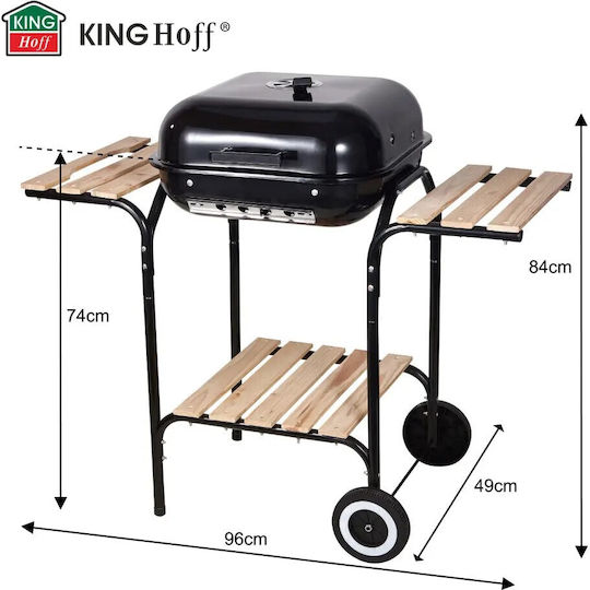 Royalty Line Rl-af3.1 Gesunder Kocher 1400w 3 Liter 5 Portionen Warmer Luft Schwarz