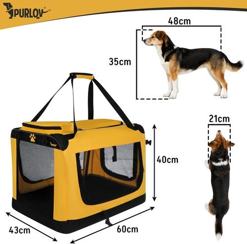 Gardlov Dog Carrying Bag For Dog Cat Up To 25kg L60xW44xH42cm