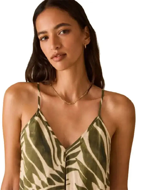 Midi Φόρεμα Rope Palms Print