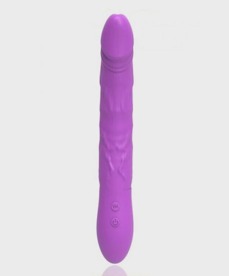 Mokko Toys Realistic Vibrator 22.7cm Purple