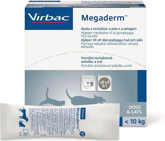 Virbac Megaderm Σκύλους Γάτες 28x4ml