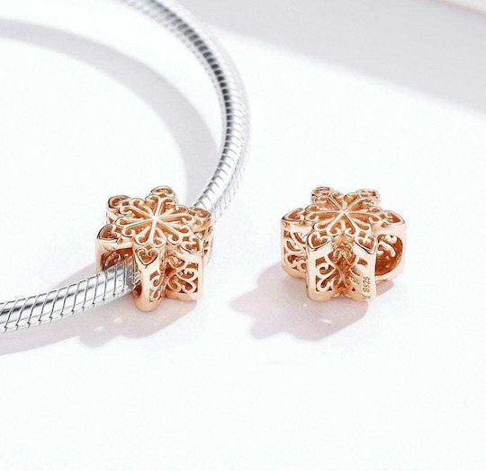 Ασημενιο Charm 925 Silver Star Rose Gold
