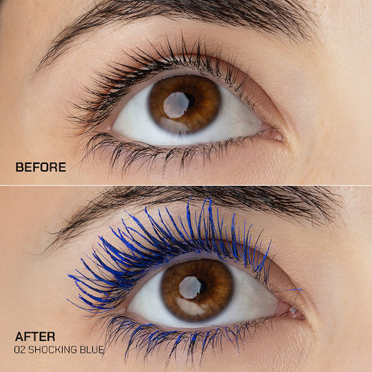 Radiant Deep Dive Diva Waterproof Mascara for volume & Length Blue 14ml