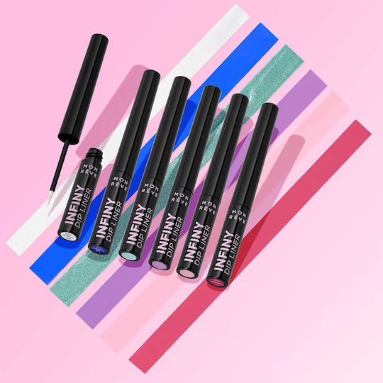 Mon Reve Infiny Dip Waterproof Liquid Eye Liner No.14 Real Brown 2ml