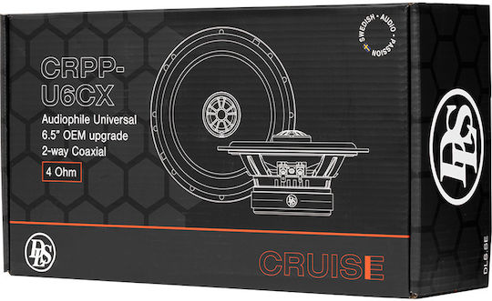 DLS Cruise CRPP-U6CX Σετ Ηχεία Αυτοκινήτου Ομοαξονικά 6.5" με 90W RMS (2 Δρόμων)
