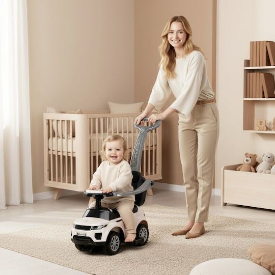 Sun Baby Baby Lauflernhilfe Ride On mit Elterngriff für 12+ Monate Weiß