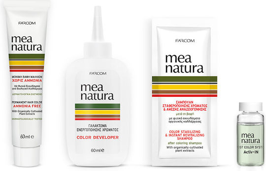 Farcom Mea Natura Боя За Коса Без Амоняк 1 Черно 60ml