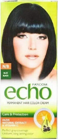 Farcom Echo Hair Dye N/B Black Blue 60ml