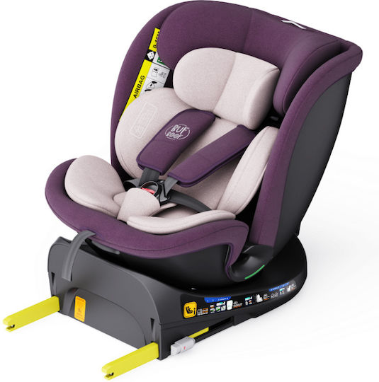 Buf Boof B-Joy Deluxe Autositz i-Size mit Isofix Lila 0-36 kg