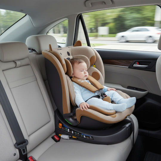 Buf Boof B-Joy Deluxe Scaun Auto i-Size cu Isofix OrangeCAT 0-36 kg
