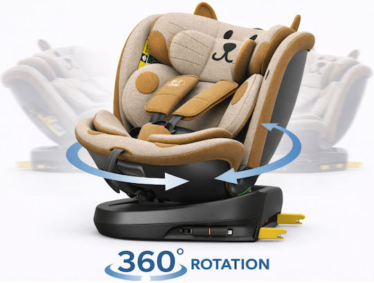 Buf Boof B-Joy Deluxe Scaun Auto i-Size cu Isofix OrangeCAT 0-36 kg